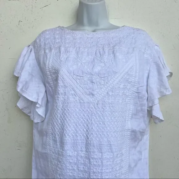 Ralph Lauren White cotton dress size 4 NWT - Picture 7 of 16